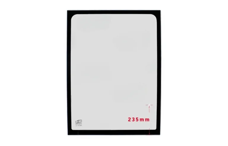 Glassrute Front Øvre