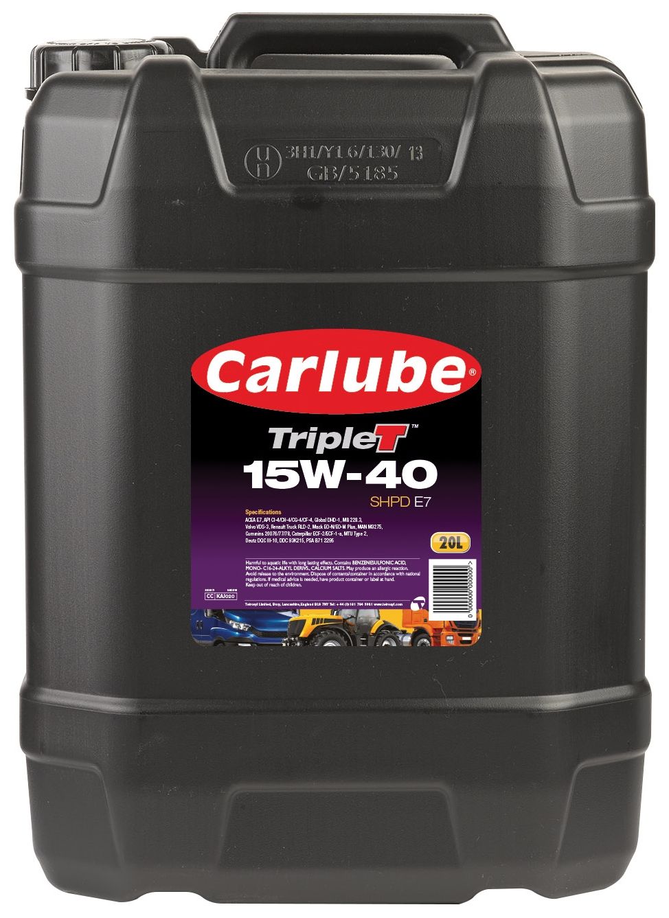 Carlube Motorolje 15W40 MINERAL, 20 liter Dryg.no
