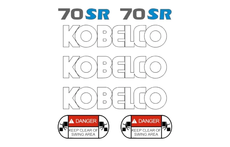 Kobelco SK70SR Dekaler