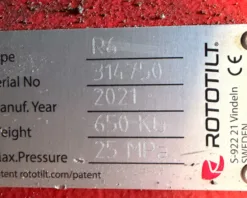 Lite brukt Rototilt R6 S70 - Bilde 5
